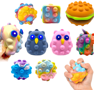 Juguete Sensorial Antiestrés de Silicona para Niños, Popet 3D con Forma de Dado, Pelota Interesante, para Mayores de 14 Años, Unisex, Venta al Por Mayor 2022 - Product Image 2