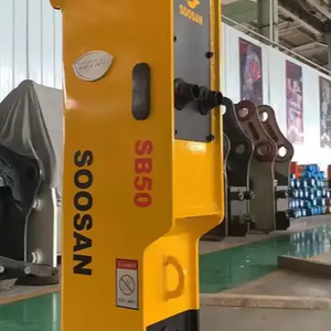 Martillo hidráulico SOOSAN-Modelo SB 50 martillo de roca tipo caja para miniexcavadoras cargadoras y minicargadoras para excavar. - Product Image 1