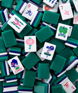Juego de Mahjong de acrílico americano Juego de fichas de Mahjong personalizado Singapur Japonés Malasia Mahjong Azulejo Juegos de artesanía de regalo - Product Image 1