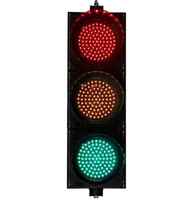 Feux de signalisation routière LED haute luminosité 300 mm 12-24V DC 100-277V AC avec couleurs rouge/jaune/vert pour la sécurité routière