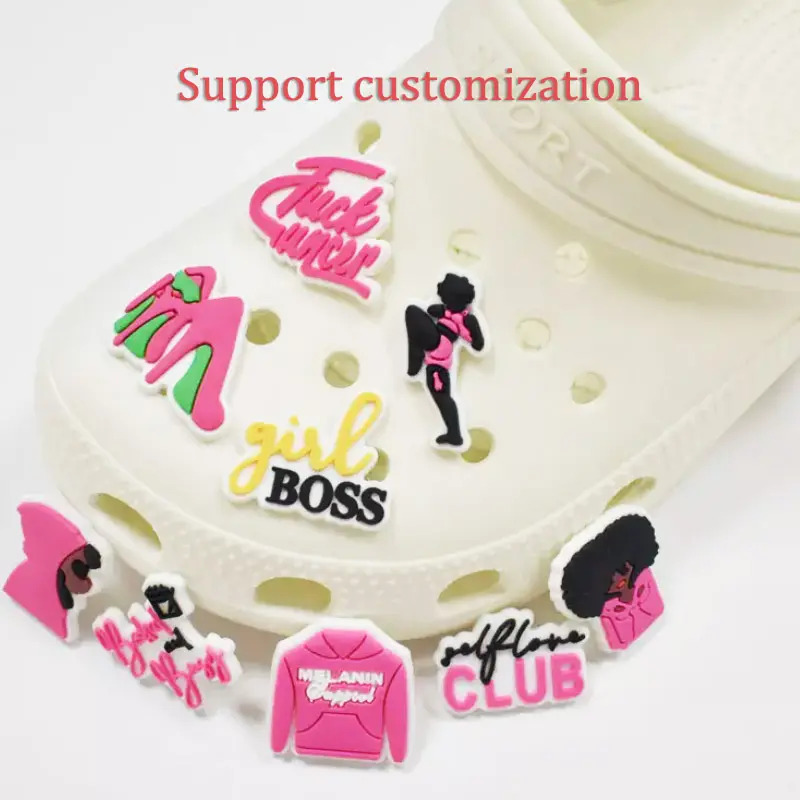 Custom design 2023 Amazon Hot Sale Crocks Cheap Wholesale Sorority Croc Charms Designer Charms For Crocs Decorations