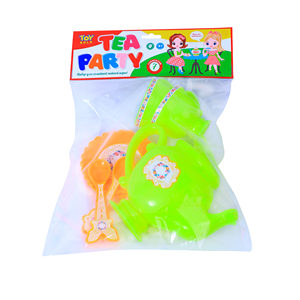 <b>Kids</b> <b>Tea</b> Party Play <b>Set</b> with Teapot Cups and Kitchen Accessories BOPP Packed - Product Image 1