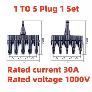Kit de connecteurs solaires avec paires mâle/femelle, connecteurs de branche en T étanches à 3/4/5 voies pour systèmes photovoltaïques - Product Image 5