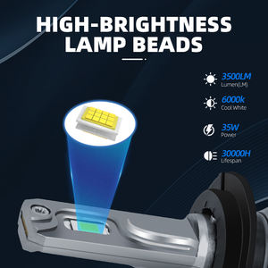 Faro de coche LED SFIDA <span class=keywords><strong>V15</strong></span> 6000K con caja de embalaje personalizada, bombillas LED H4 para reemplazo de coche y sistema de iluminación de actualización - Product Image 2