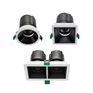 Nouvelle tendance ETL CE RCM Listed LED Downlight encastré 8W 15W 25W Plafonnier en aluminium carré CRI90 Villa haut de gamme Hôtel - Product Image 1