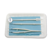 TA021-3 Zogear Kit d'instruments d'examen dentaire stérilisés 5 pièces, fabricant de kit d'appareil jetable