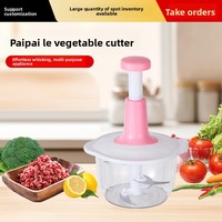 Handmatige multifunctionele groente- en vleesmolen, babyvoedselprocessor, knoflookpers, chilipeperhakker, groentesnijder voor huishoudelijk gebruik