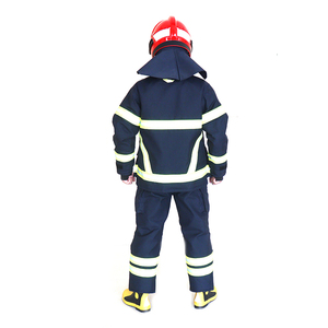 Combinaison de pompier ignifugée certifiée EN469 à 4 couches, certifiée CE, pour la lutte contre les incendies et les secours, en Nomex, Aramide et caoutchouc - Product Image 3