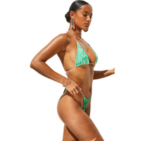 2021 nuevos trajes de baño baratos designados Sexy triángulo traje de baño carta Bikinis mujer traje de baño marcas famosas diseñador nadar Bikinis