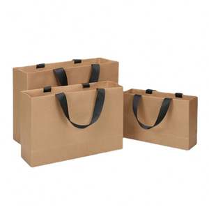 Sac en papier kraft pour les achats, nouvelle arrivée, prix raisonnable - Product Image 1