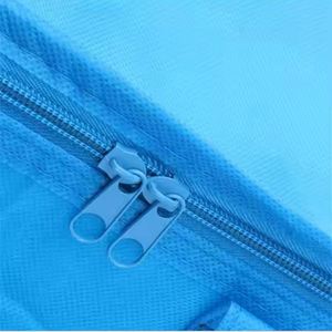Custom Waterproof Food Insulation Bag With Logo Wholesale Blue Large Capacity Reusable Cooler - Product Image 3
