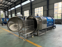 Autoclave Industrial Nuevo de Acero Inoxidable SUS304, Horizontal, para Esterilización y Cocción de Alimentos por Vapor, para Atún
