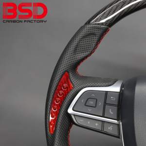 BSD carbono para Toyota Grand Highlander <span class=keywords><strong>TRD</strong></span> JDM modificar coche personalizado nuevo estilo Geek deporte Real fibra de carbono <span class=keywords><strong>volante</strong></span> - Product Image 3
