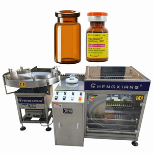 Nettoyeur de bouteilles automatique à ultrasons, laveuse industrielle pour bouteilles rondes et de forme spéciale de 10 à 50 ml, ligne d'emballage - Product Image 1