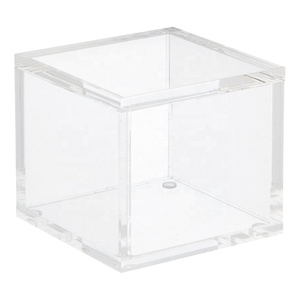 Lucite Acrylic Jewelry Storage Box with Lid