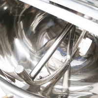 Machine industrielle de cuisson de bouilloire de mélangeur de cuisson d'agitateur de confiture de sauce automatique avec le chauffage de vapeur de gaz