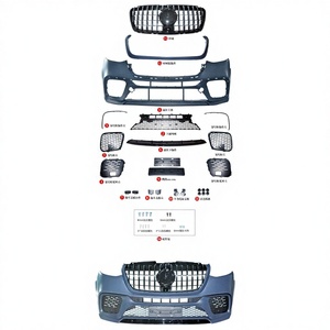 Ensemble complet pour Benz <span class=keywords><strong>Sprinter</strong></span> W906 W907 W910 2018-2020 à AMG kit de carrosserie modèle comprend pare-chocs avant et arrière avec calandre jupes latérales - Product Image 1
