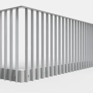 Barandilla de balcón de cubierta de aluminio con diseño de modelo 3D de buena venta para exterior
