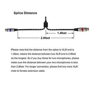 <span class=keywords><strong>Cable</strong></span> Matters 3,5mm 1/8 "TRS a 2 <span class=keywords><strong>XLR</strong></span>, <span class=keywords><strong>Cable</strong></span> macho a macho, Aux a Dual <span class=keywords><strong>XLR</strong></span> - Product Image 6
