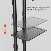 Soporte Vertical AUKI para TV LCD/LED de 32-70 Pulgadas, Acero Resistente, VESA 600x400, con Giro, Apto para ODM/OEM