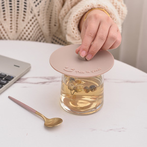 Tapa de Silicona para Vasos de Té y Café, Accesorios de <span class=keywords><strong>Bar</strong></span>, Tapa de Sellado para Vasos de Vidrio, Cerámica y Plástico - Product Image 5