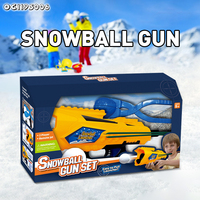 Articles d'hiver : Jeux interactifs de neige, pistolet lance-boules de neige pour le tir en extérieur, jouets pour enfants, sports avec clip à boules de neige
