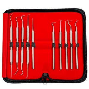 Kit de Sculpture pour Laboratoire Dentaire de Précision, Ensemble de 10 Outils de Modelage en Cire en Acier Inoxydable, Instruments Dentaires et Médicaux Professionnels - Product Image 3