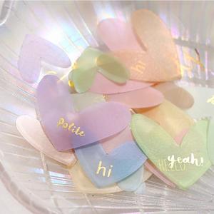 Papier découpe loose en forme de cœur, livraison gratuite, papier de suivi, ultramince pour album photo - Product Image 3