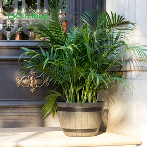 Trang chủ trang trí nhựa lớn trong nhà & Ngoài trời Vườn Hoa Chậu & trồng Nhựa thùng bề mặt hình - Product Image 5