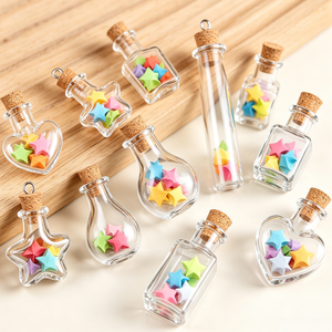 <span class=keywords><strong>Botella</strong></span> <span class=keywords><strong>de</strong></span> Deseos con Cuentas <span class=keywords><strong>de</strong></span> Cristal Transparente, Mini, Linda, para Manualidades, con Tapón <span class=keywords><strong>de</strong></span> Corcho <span class=keywords><strong>de</strong></span> Madera, Venta al Por Mayor - Product Image 3
