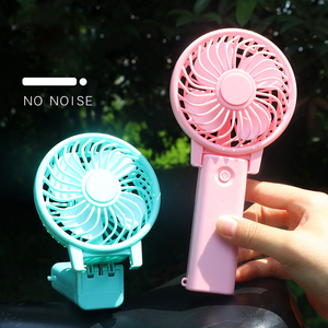 Pin mini cầm tay nhựa nhỏ động cơ điện làm mát không khí có thể gập lại Tay quạt gấp di động siêu yên tĩnh quạt điện nhỏ - Product Image 2