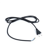 Cable con Enchufe Brasileño al por Mayor H03VV-F 0.5sqmm 1.5m, 2 Hilos, Aprobado por INMETRO, Preterminado de Fábrica para una Fácil Instalación