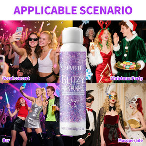 Sevich <strong>Glitter</strong> <strong>Spray</strong> Private Label Shining Sequins Glittering Powder <strong>Silver</strong> Golden <strong>Spray</strong> for <strong>Hair</strong> and Body - Product Image 2