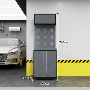 Estação de Trabalho para Reparação Automotiva, Armário de Ferramentas Combinado, Carrinho de Ferramentas Móvel com 7 Gavetas, Capacidade de 300kg, Pernas/Prateleiras Ajustáveis - Product Image 4