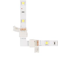 Tira de Luces LED RGB PBC de 8mm 10mm 4 Pines, SMD 3528 2835 Multicolor, Conector de Esquina, Gran Venta