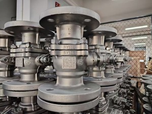 Válvula de bola flotante de dos piezas con brida de acero inoxidable para uso industrial, sellado suave, Q41F-150B, para ácidos débiles/bases, suministrada por el fabricante - Product Image 5