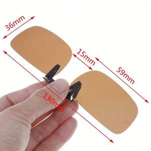 Gafas de Sol Polarizadas con Clip, Unisex, con Logotipo Personalizado, Protección UV400, Cuadradas, Venta al Por Mayor - Product Image 3