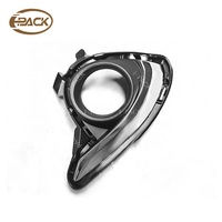 I-PACK Garniture de phare antibrouillard chromée de haute qualité pour Mazda 2 2014 et plus, cache de phare antibrouillard avant avec support, pièces de carrosserie de remplacement OEM