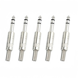 ปลั๊กเสียงไมโครโฟนแบบสองช่องขนาด 6.35 มม. ปลั๊กมิกเซอร์สามขาขนาด 6.5 มม. แบบเชื่อมต่อได้ ผลิตจากทองแดงผสมสังกะสี สำหรับไมโครโฟนและเครื่องดนตรี - Product Image 3