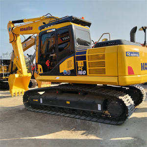 Excavadora usada Komatsu pc160 de Japón de larga duración, excavadora de segunda mano EPA CE de 16 toneladas, 160-8, en stock - Product Image 2