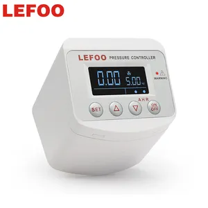 LEFOOデジタル圧力スイッチ220V/110V電源調整可能圧力コントローラーLCDディスプレイ付きデジタル圧力スイッチ