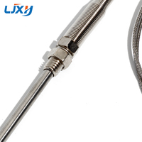 LJXH Capteur de sonde thermocouple de type K 4x100mm, température 0-400 degrés, filetage M8x1.25, longueur de fil 1m/2m/3m/4m/5m