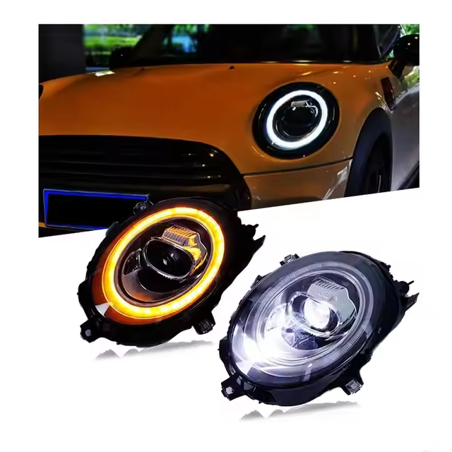 New for Mini Headlight Assembly Conversion 12V 14-22 F55 F56 F57 LED Daytime Running Light
