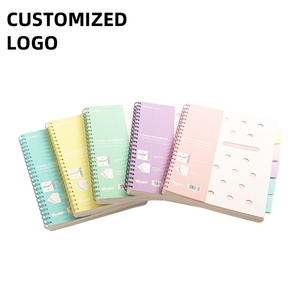 Custom Logo A4 taglie <span class=keywords><strong>3</strong></span>-Ring legante paglia di grano PU pelle espanso File Pocket PP PVC borsa scuola portafoglio modello Notebook per - Product Image 1