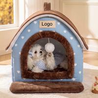 Lit-cave en feutre pour chat, tente-abri pour chat, nid pour chaton, lit pour petit chien, panier de couchage intérieur douillet et chaud