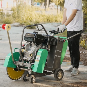 Máquina cortadora de hormigón asfáltico diésel de 400mm de mano, cortador Roda de losa de suelo pequeño con componentes de núcleo de Motor de bomba de motor - Product Image 3