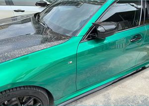 Venta caliente pegatinas de coche Color vinilo tinte burbuja libre PET Isla de Man verde coche envoltura vinilo cuerpo completo - Product Image 3