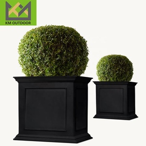 Moderne Noir Grands <span class=keywords><strong>Pots</strong></span> De <span class=keywords><strong>Plantes</strong></span> Décoration Jardin Pot De Fleur Balcon Jardinières <span class=keywords><strong>Pots</strong></span> D'extérieur <span class=keywords><strong>Pour</strong></span> <span class=keywords><strong>Plantes</strong></span> - Product Image 5