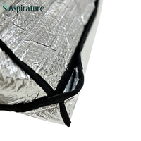 Housse de palette à bulles aluminisée sur mesure à 6 faces, isolée, anti-humidité et anti-poussière pour expédition maritime médicale