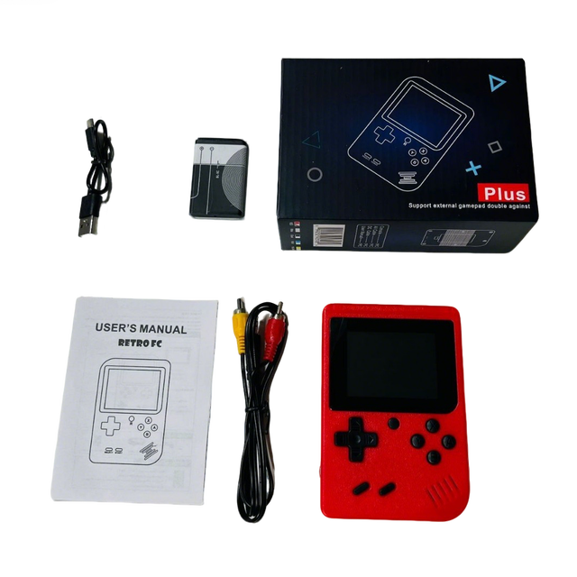 Retro Portable Video Game Console with Classic Childhood Games Handheld Game Console for Nostalgic Fun